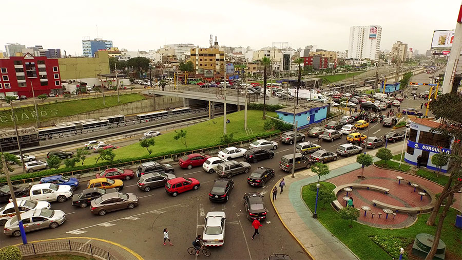 Lima Peru Traffic